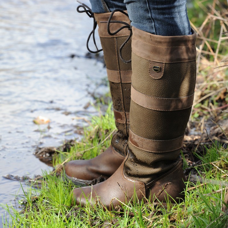 dublin waterproof river boots chocolate