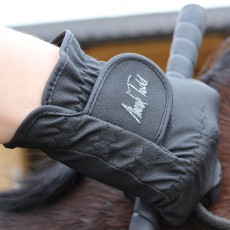 Mark Todd Adults Synthetic Riding Gloves (Black)