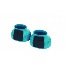 Saxon Ribbed Touch Tape Bell Boots (Turquoise)