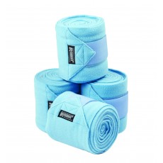 Roma Thick Polo Bandages 4 Pack (Bright Blue)