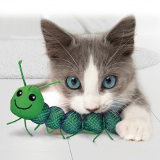 KONG Cat Nibble Critter Catnipillar (Assorted Colours)