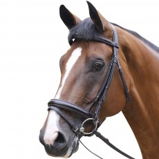 Mark Todd Performance Patent Piped Flash Bridle (Havana)