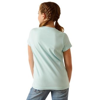 Ariat Youth Floral Mosaic Short Sleeve T-Shirt (Plume) alternative