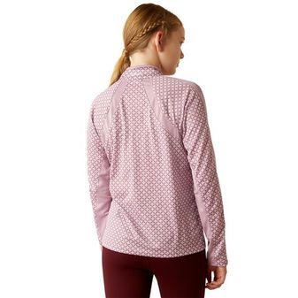 Ariat Youth Sunstopper 3.0 1/4 Zip Baselayer (Lavender Mist Tile) alternative