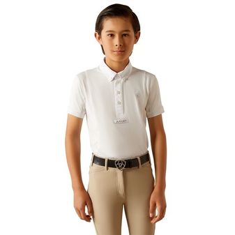 Ariat Youth TEK Show Shirt (White)