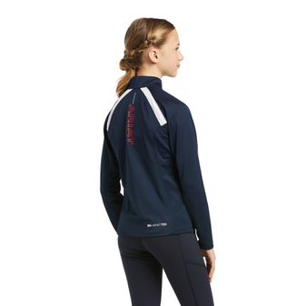 Ariat Youth's Sunstopper 2.0 1/4 Zip Baselayer (Team Navy) alternative