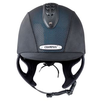 Champion Revolve Junior X-Air Nova Riding Hat with MIPs (Black/Teal) alternative