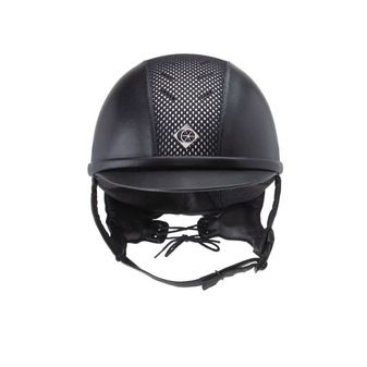 Charles Owen AYR8 Plus Leather Look Helmet (Black) alternative