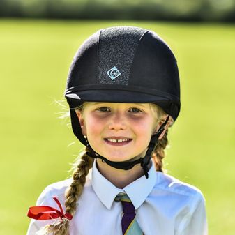 Charles Owen YR8 Sparkly Riding Hat (Black) alternative