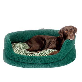 Danish Design Herringbone Fleece Slumber Bed (Green) alternative