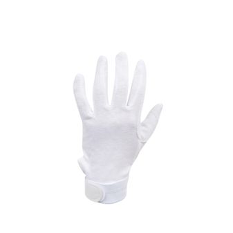 Dublin Adult's Track Riding Gloves (White)