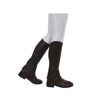 Dublin Child's Stretch Fit Half Chaps (Brown)