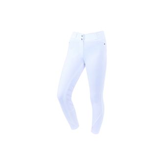 Dublin Ladies Pro Form Gel Knee Patch Breeches (White)