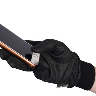 Dublin Synthetic Leather Thinsulate Waterproof Gloves (Black) alternative
