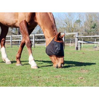 Equilibrium Field Relief Midi Fly Mask No Ears (Black/Orange) alternative