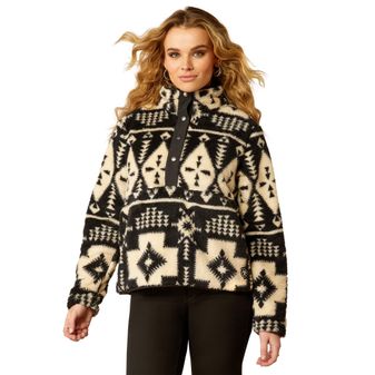 *OUTLET* Ariat Women's Berber Snap Front Sweatshirt (Winslow)