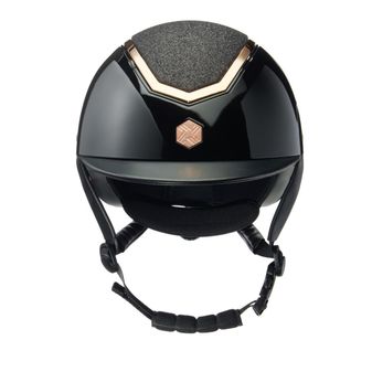 EQx Kylo Riding Helmet Standard Peak (Black Gloss/Rose Gold) alternative