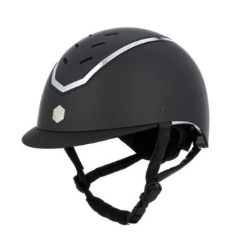 EQx Kylo Riding Helmet Standard Peak (Black Matte/Silver) MIPS