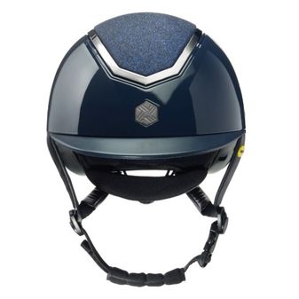 EQx Kylo Riding Helmet Standard Peak (Navy Gloss/Pewter) MIPS alternative