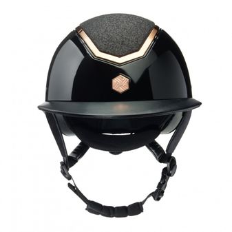 EQx Kylo Riding Helmet Wide Peak (Black Gloss/Rose Gold) alternative