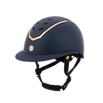 EQx Kylo Riding Helmet Wide Peak (Navy Matte/Rose Gold) MIPS