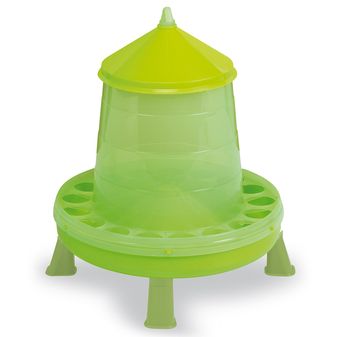 Gaun Plastic Poultry Feeder With Legs (Green) alternative