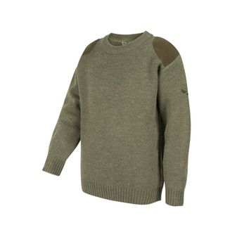 Hoggs of Fife Junior Melrose Hunting Pullover (Soft Marled Green)