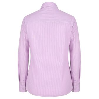 Hoggs of Fife Ladies Bonnie II Cotton Shirt (Lavender Stripe) alternative