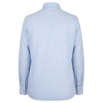 Hoggs of Fife Ladies Bonnie II Cotton Shirt (Light Blue Stripe) alternative