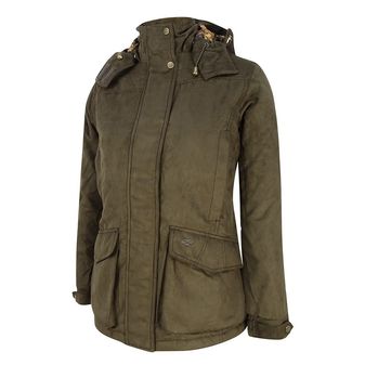 Hoggs of Fife Ladies Rannoch Waterproof Hunting Jacket (Field Green)