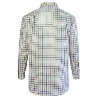 Hoggs of Fife Men's Ambassador Premier Tattersall Shirt (Ivory/Navy) alternative