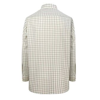 Hoggs of Fife Men's Balmoral Luxury Tattersall Shirt (Navy/Wine) alternative