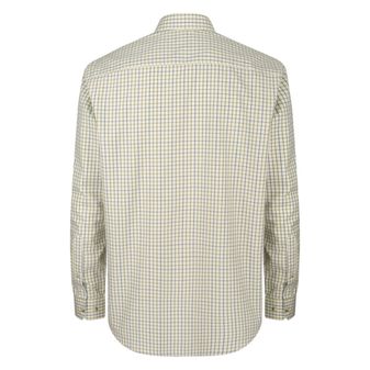 Hoggs of Fife Men's Inverness Cotton Tattersall Shirt (Navy/Olive) alternative