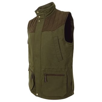 Hoggs of Fife Men's Kincraig Field Waistcoat (Olive Green)
