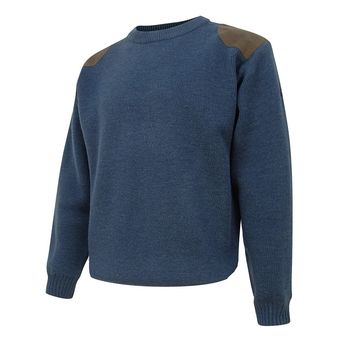 Hoggs of Fife Men's Melrose Hunting Pullover (Marled Navy)