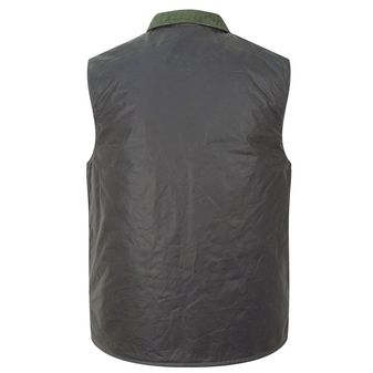 Hoggs of Fife Men's Padded Waxed Waistcoat (Olive) alternative
