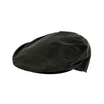 Hoggs of Fife Men's Waxed Caps (Dark Olive)