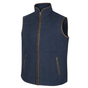 Hoggs of Fife Men's Woodhall Fleece Gilet (Navy)