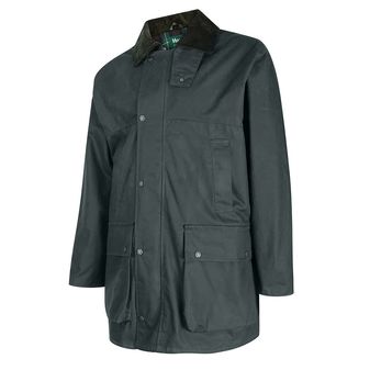 Hoggs of Fife Men's Woodsman Waxed Jacket (Olive)