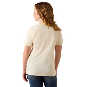 Ariat Girls Cowgirl Vibes Short Sleeve T Shirt (French Vanilla) alternative