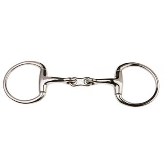 JP Korsteel Stainless Steel French Link Eggbutt Snaffle Bit