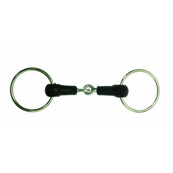 Korsteel Hard Rubber Jointed Loose Ring Snaffle Bit