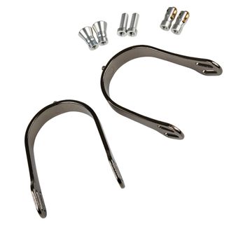 Korsteel Ladies Aluminium Interchangeable Spurs (Black) alternative