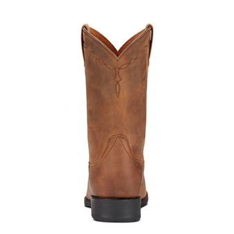 Ariat Men's Heritage Roper Western Boot (Distressed Brown) alternative