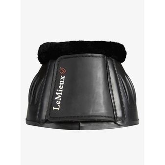 LeMieux Fleece Rubber Bell Boot (Black) alternative