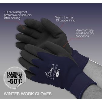 LeMieux Winter Work Gloves (Navy) alternative