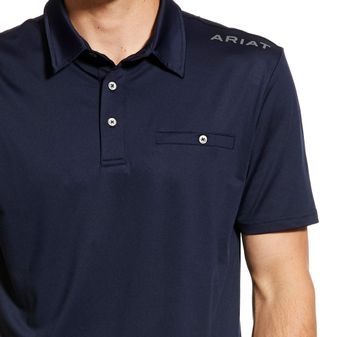 Ariat Men's Norco Short Sleeve Polo Navy alternative