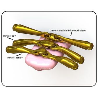 Neue Schule Turtle Tactio Loose Ring Bradoon (16mm Mouthpiece/55mm Ring) alternative