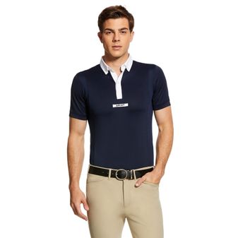 Ariat Men's Tek Short Sleeve Show Shirt (Navy)