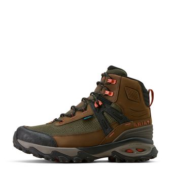 Ariat Men's Traverse Mid H2O Boot (Brown Bark/Evergreen) alternative
